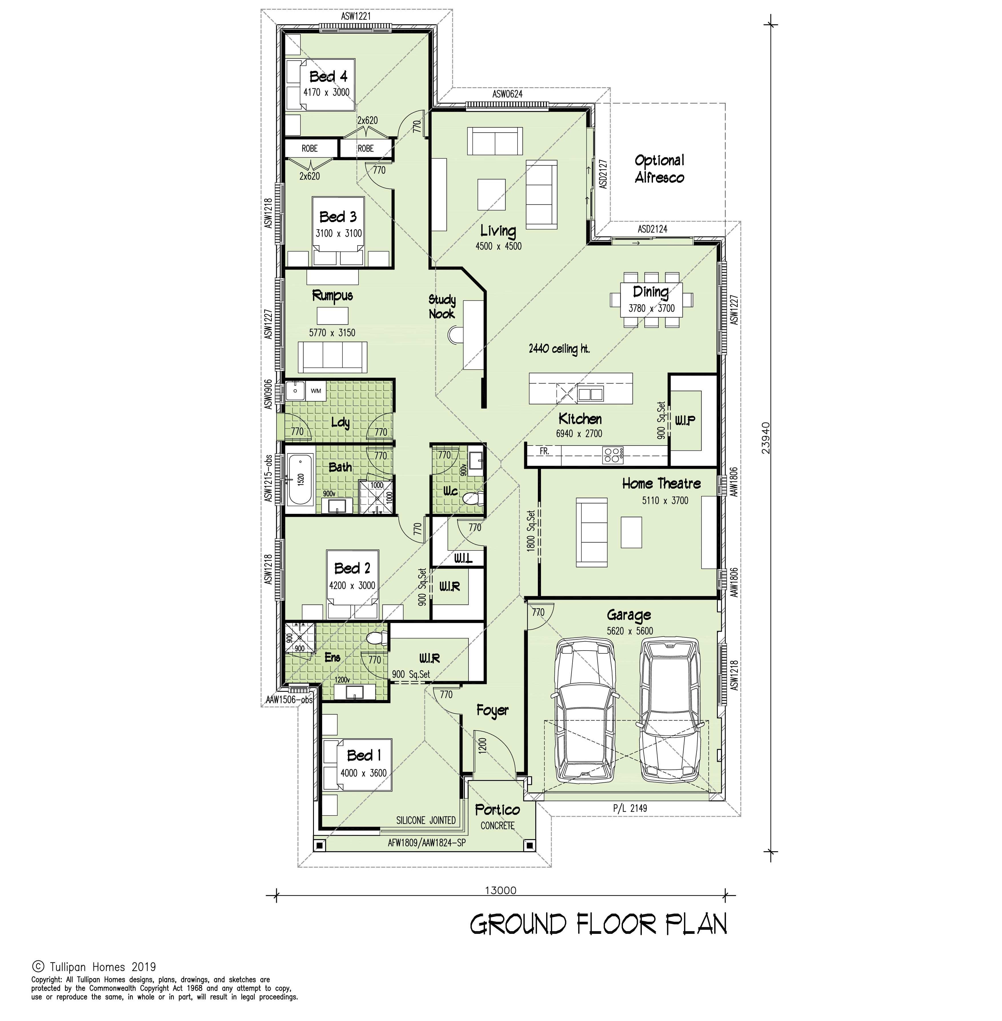 Hamilton MK3, Home Design, Tullipan Homes