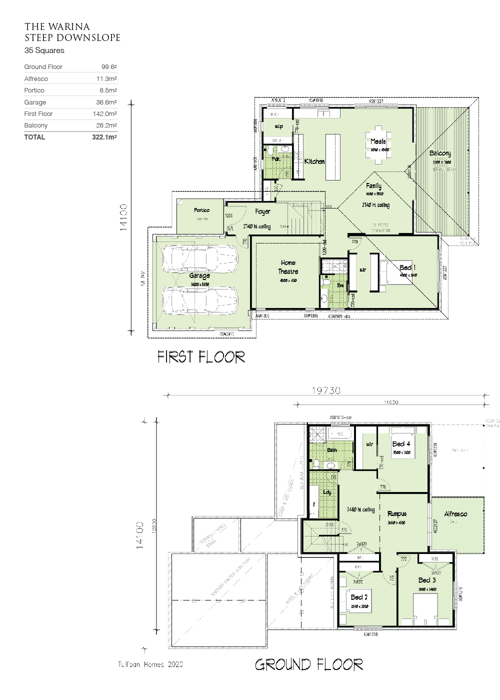 Warina Steep Downslope, Home Design, Tullipan Homes