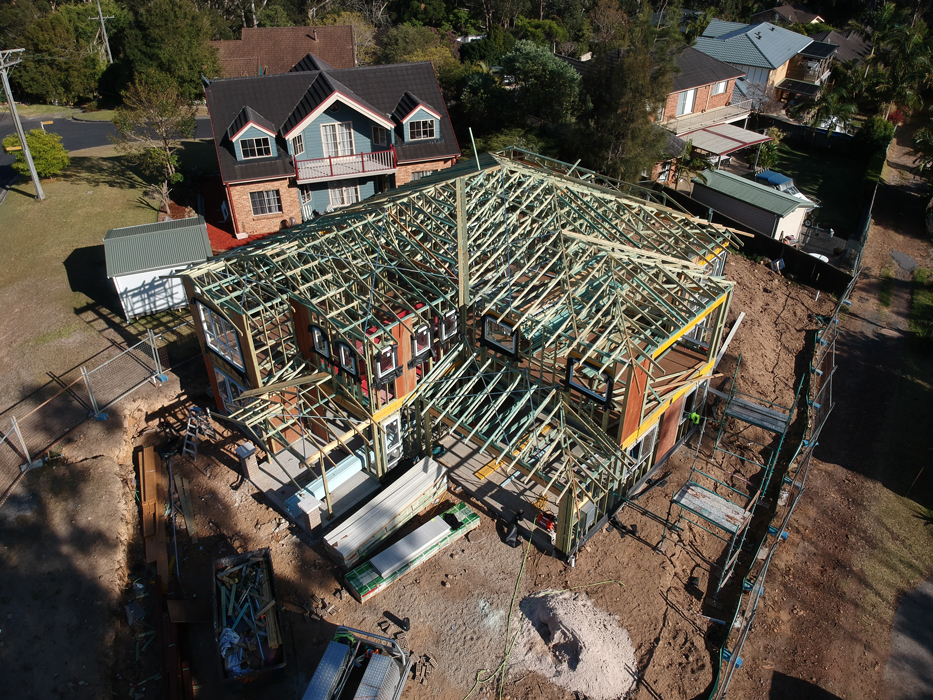 Framework and roof trusses - 1