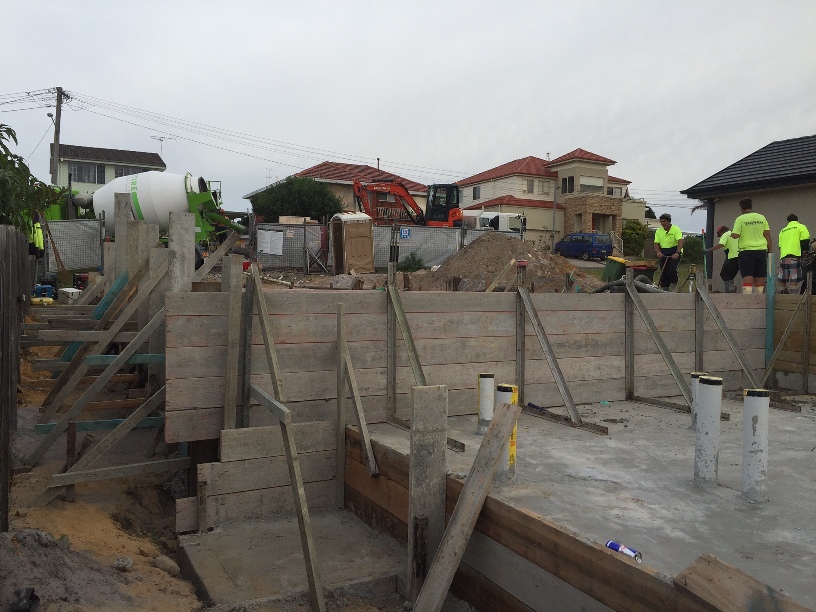 Deepened edge beams internal Blue Bay