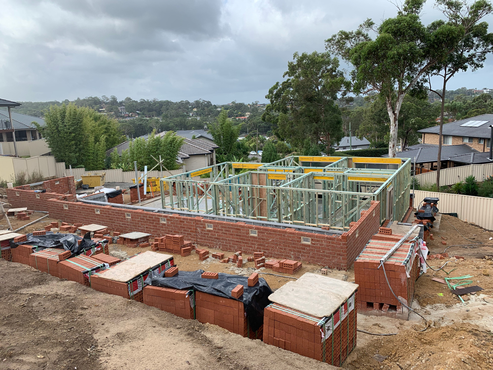 Timber floor foundation brickwork